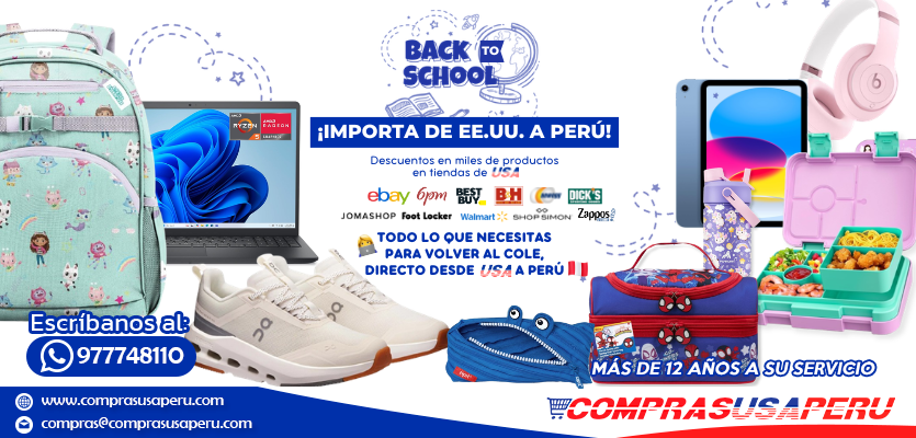 Importa de USA para este Regreso a clases